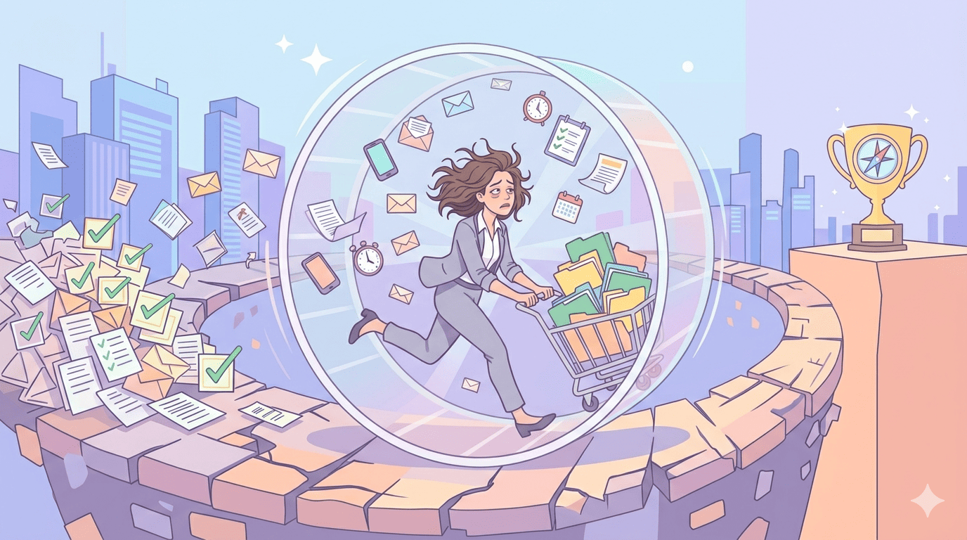 Productive Procrastination: Busy Every Day but Results Nothing